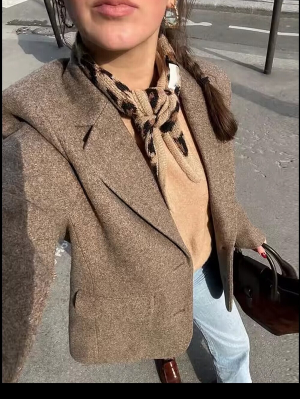 Elegant Women Blazer Coat Turn down Collar Full Sleeve Tassel Solid Thick Warm J - Picture 3 of 11